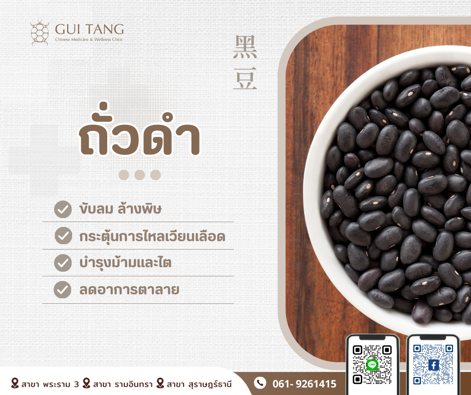 สมุนไพรน่ารู้“ถั่วดำ”