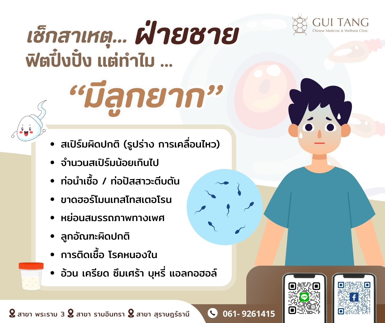 เช็กสาเหตุ…ฝ่ายชาย