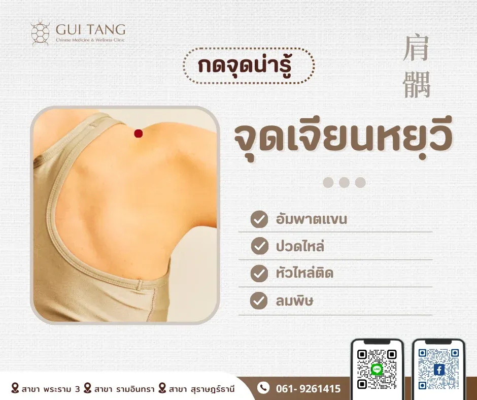 กดจุดน่ารู้ "จุดเจียนหยฺวี"