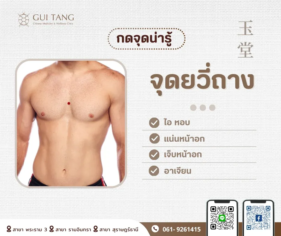 กดจุดน่ารู้ "จุดยวี่ถาง"