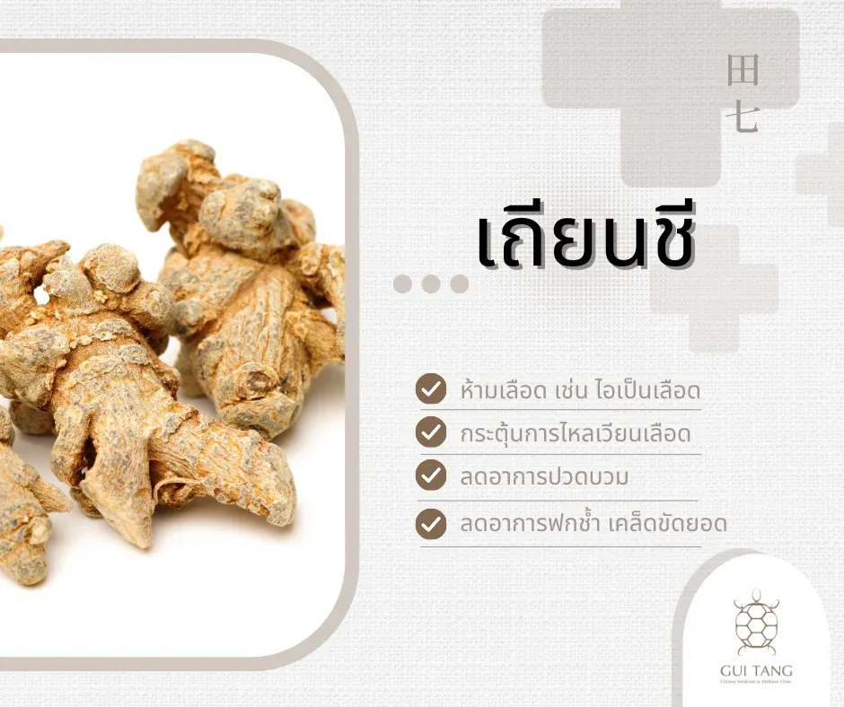 สมุนไพรน่ารู้“เถียนชี”