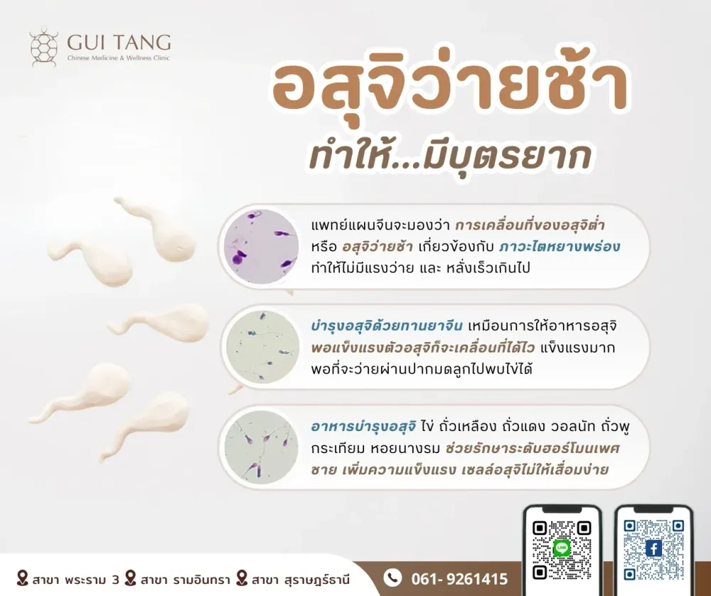 อสุจิว่ายช้า...ทำให้มีบุตรยาก