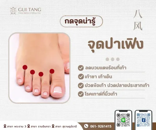 กดจุดน่ารู้ "จุดปาเฟิง"