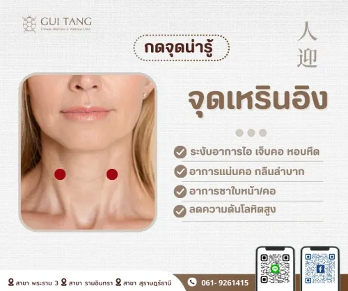 กดจุดน่ารู้ "จุดเหรินอิง"