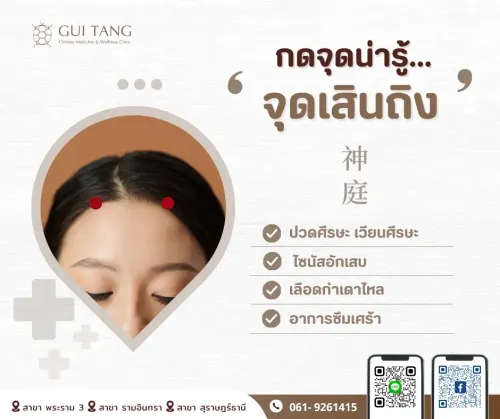 กดจุดน่ารู้ "จุดเสินถิง"