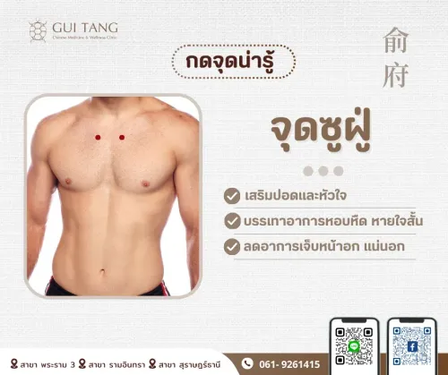 กดจุดน่ารู้ "จุดซูฝู่"