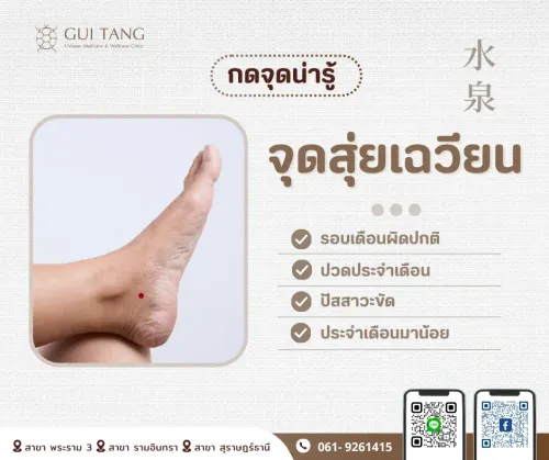 กดจุดน่ารู้ "จุดสุ่ยเฉวียน"