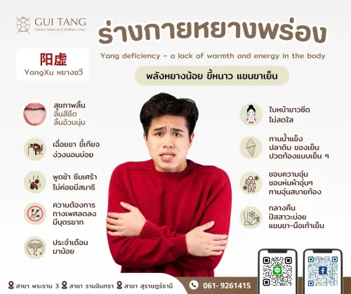 ร่างกายแบบหยางพร่อง 阳虚