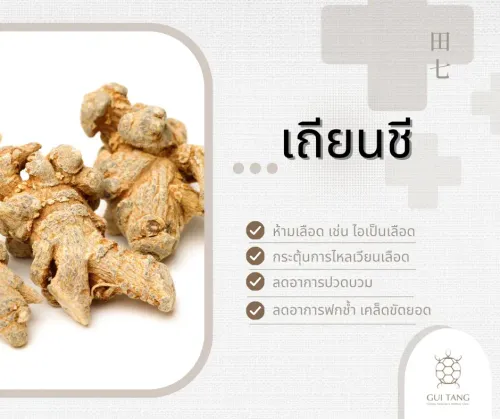 สมุนไพรน่ารู้“เถียนชี”