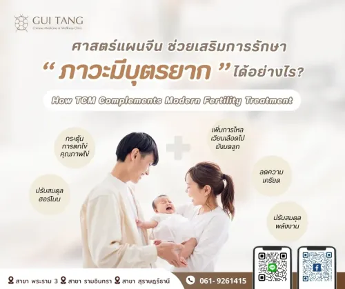 ศาสตร์แผนจีน ช่วยเสริมการรักษา “ภาวะมีบุตรยาก” ได้อย่างไร?