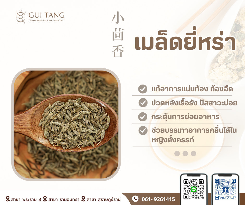 สมุนไพรน่ารู้“เมล็ดยี่หร่า”
