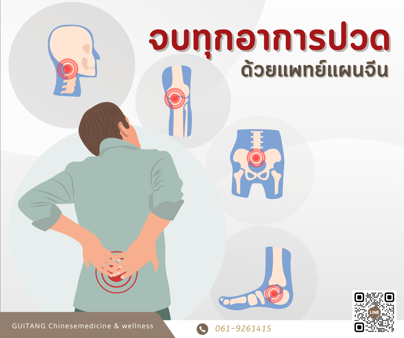 จบทุกอาการปวดด้วยแพทย์แผนจีน
